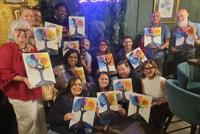 Paint N Sip Painting Activity in Oakland Park - Discover the Creative Fun of Paint N Sip at Rebel Wine Bar in Oakland Park