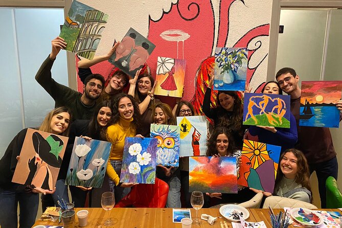 Paint n' Sip Rome - Physical Requirements and Group Size