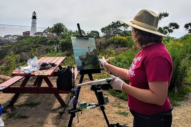 Paint Outdoors in Portland, Maine - Explore Maine’s Natural Beauty with a Private Outdoor Painting Class in Portland