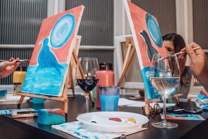 Paint & Sip in a 17th-Century Palazzo with Wine & Pizza - Unlimited Italian Wine to Fuel Creativity