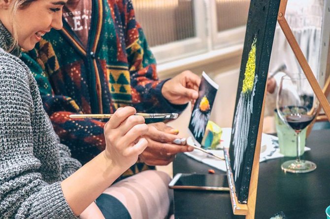 Paint & Sip in a 17th-Century Palazzo with Wine & Pizza - The Painting Experience: Creating Personal Masterpieces