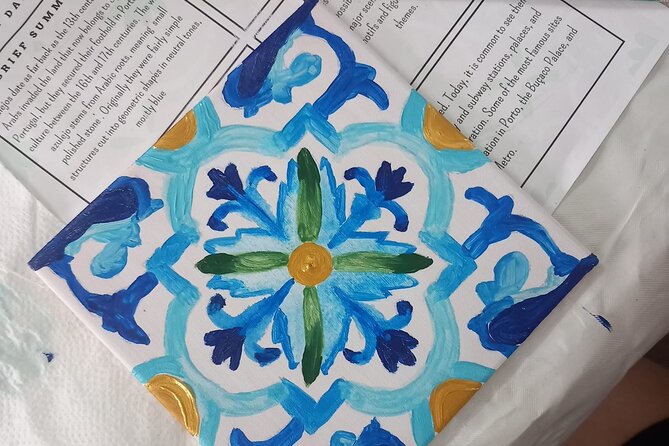 Painting of tiles & cocktails in Baixa do Porto - Booking, Cancellation, and Flexibility