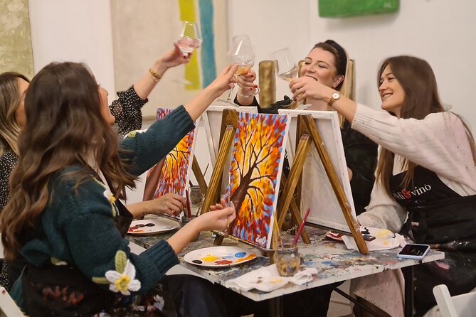 Painting party at Art Bottega - Paint & Wine Studio in Rijeka - Key Points