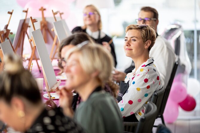 Painting party at Art Bottega - Paint & Wine Studio in Split - The Social Vibe and Atmosphere in the Studio