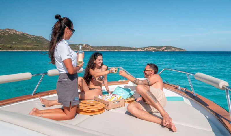 Palau: Hybrid Eco Boat Tour in Costa Smeralda with Aperitif - The Experience with the Local Guides and Crew
