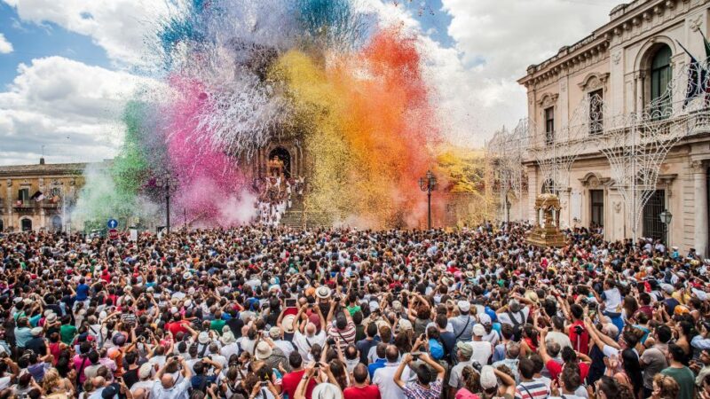 Palazzolo Acreide: visit to the Basilica of San Sebastiano - The Room of the ‘Vare’ and Local Religious Traditions