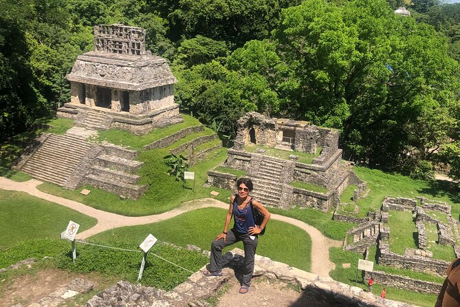 Palenque Archaeological site from Villahermosa City or airport - Agua Azul Falls: Colorful Cascades and Refreshing Waters (Optional)