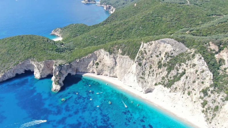 Paleokastritsa: Paradise, Yali Beach & Blue Caves Boat Tour - Key Points