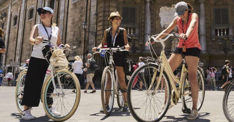 Palermo: Guided Bike Tour with Street Food Tasting - Scenic Waterfront Riding and Harbor Views