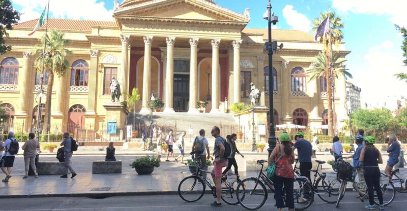 Palermo: Historic Center Guided Bike Tour with Food Tasting - Food Tasting: A Delicious Sample of Palermo Street Food