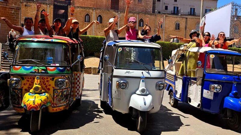 Palermo: History, Sun, and Smiles, tour in APETAXi - Riding in the Nimbly Ape Taxi through Palermo’s Historic Center