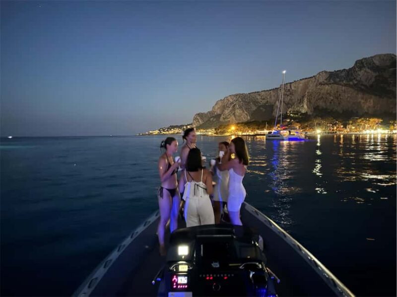 Palermo: Mondello boat party at Night with drinks and snacks - The Route: From Arenella to Mondello’s Coastline