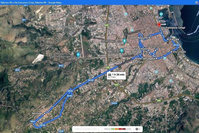 Palermo & Mondello: Vintage Fiat 500 Sightseeing Tour - Admiring Baroque Art at Chiesa del Gesù