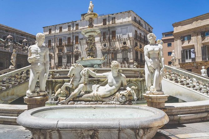 Palermo, Monreale, Mondello and Monte Pellegrino from Palermo, Private Tour - Walk Through Piazza Pretoria and Quattro Canti