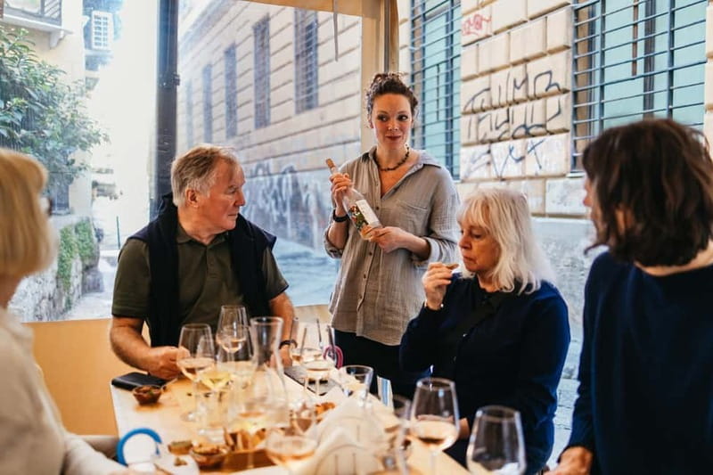 Palermo: Wine Tasting with Snacks at Bottega Monteleone - Tasting the Five Regional Wines