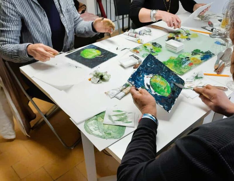 Palette Knife Painting Class Florence - The Artistic Process of Palette Knife Masterpieces