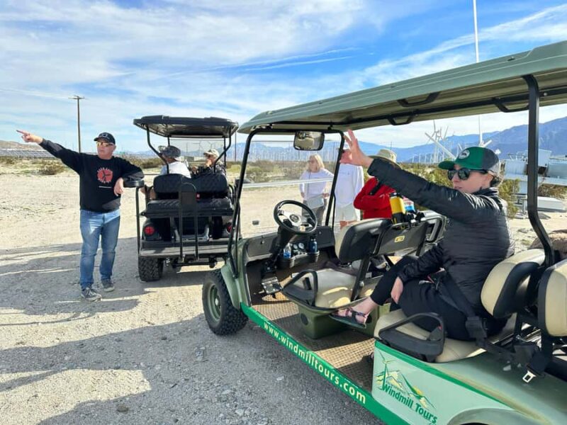 Palm Springs: Guided Golf Cart Windmill Tour - Discover the Palm Springs Guided Golf Cart Windmill Tour for $55
