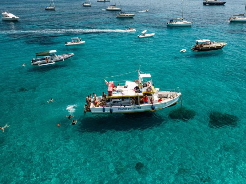 Palmarola: Boat tour with lunch on board - Second Water Break and Snorkeling at 8FGJWVH5+6JW