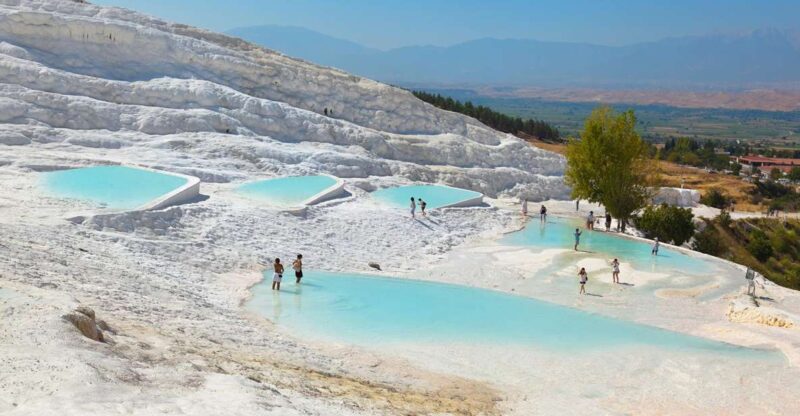 Pamukkale and Hierapolis Full-Day Guided Tour - Walking Through the White Limestone Terraces of Pamukkale