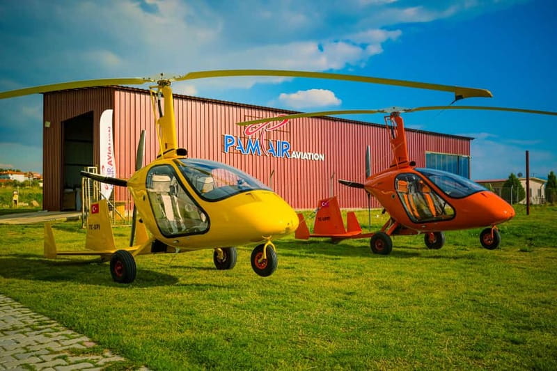 Pamukkale: Gyrocopter Flight Over the Travertines - Flying Over the Pamukkale Travertines in Detail