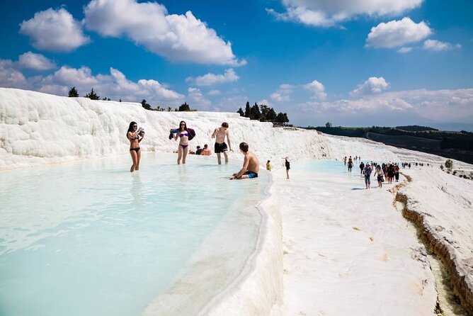 Pamukkale tour w. Entrance, Lunch & Transfer from Kemer - Rejuvenating in Pamukkale’s Thermal Pools