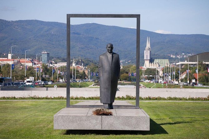 Panoramic tours Zagreb with a van. - Showcasing Modern Architecture: Cibona Tower and the City Skyline