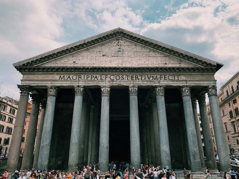 Pantheon Entry with App-Led Experience + Pre-Arranged Access - Exploring the Historic Entrance and Architectural Details