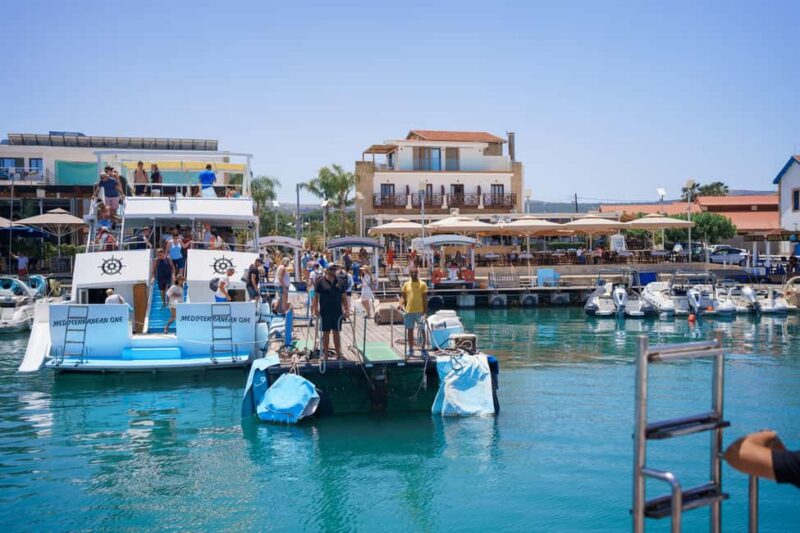 Paphos: Blue Lagoon Half Day Boat Trip with Hotel Transfer - Refreshments and Relaxation on the Boat