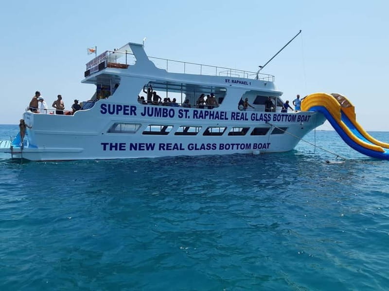 Paphos: Glass Bottom Boat Trip with Swimming or Snorkeling - Swimming, Snorkeling, and Turtle Spotting in Cyprus