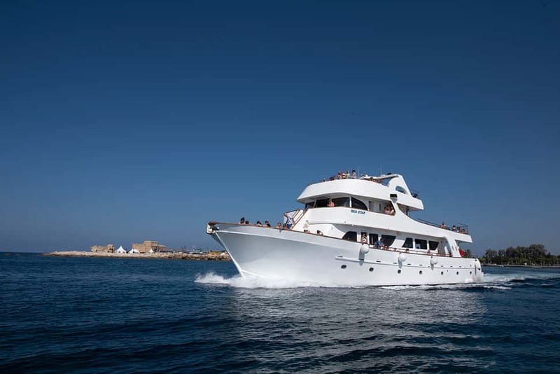 Paphos: Half Day BBQ Cruise with Open Bar & Snorkelling - Discover the Paphos Coastline on a Luxury Yacht with BBQ and Open Bar