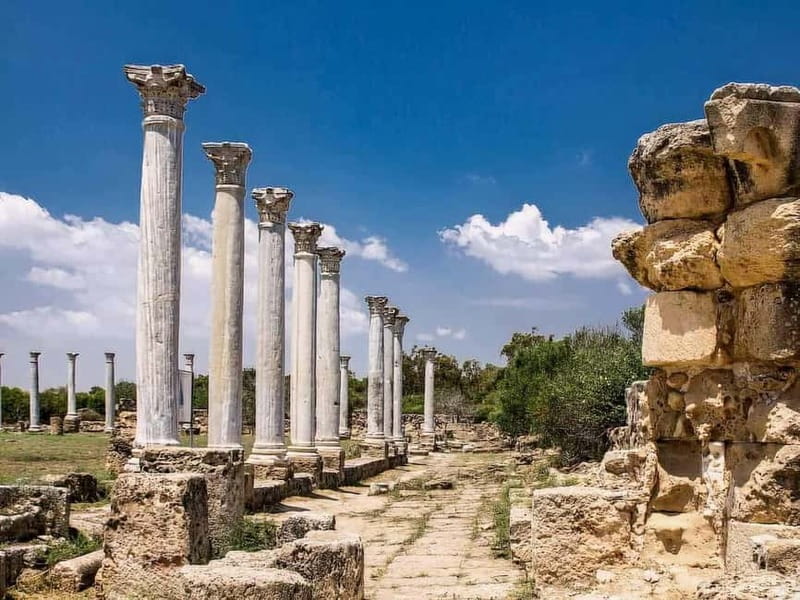 Paphos: Tour Famagusta-Ancient Salamis and Ghost Town - Exploring the Ancient Ruins of Salamis
