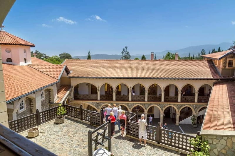 PAPHOS: Troodos Mountains "Monasteries & Villages" by coach - Balancing the Experience with Limitations