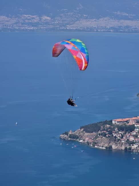 Paragliding above Lake Ohrid - The Paragliding Flight: Glide Over Lake Ohrid and Galicica National Park
