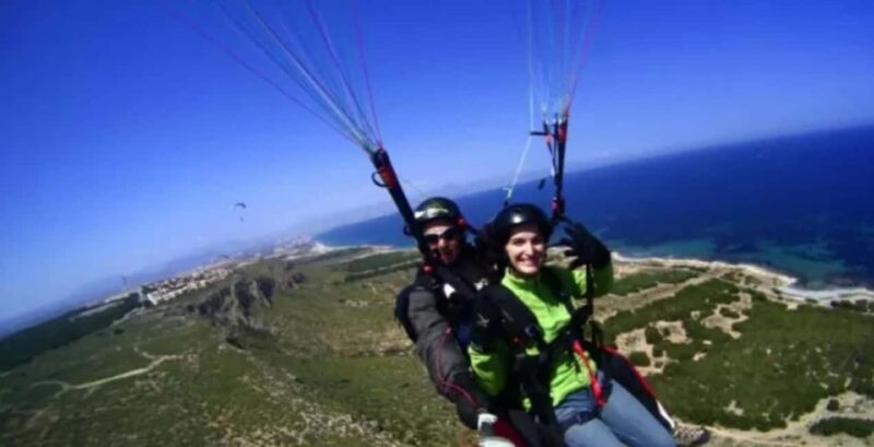 Paragliding adventure in Santa Pola or Agost from Alicante in a private van - Scenic Views of Santa Pola, Tabarca, and Agost