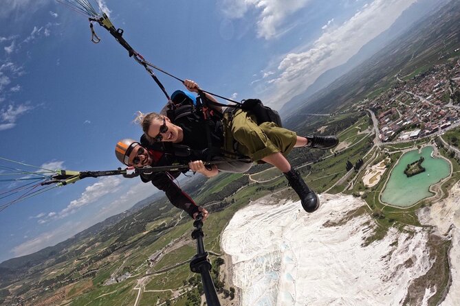 Paragliding at Pamukkale Denizli - Soar High Above Pamukkale’s White Terraces for $85
