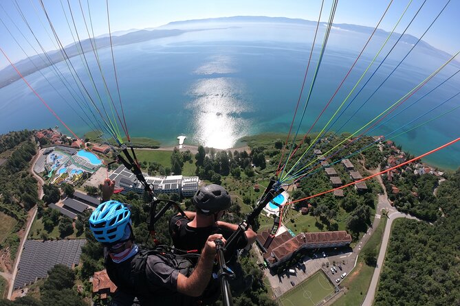 Paragliding First Class Above Ohrid - Capturing the Moment with Free Photos and Videos