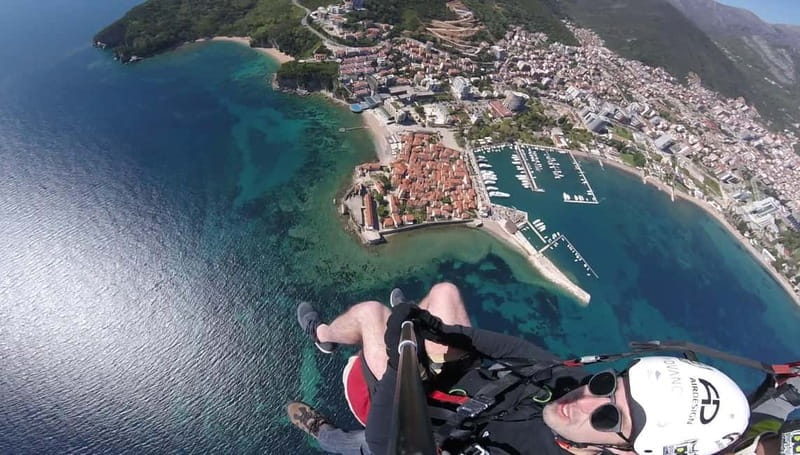 Paragliding Montenegro: Air Excursion Over Budva Old Town - Paragliding Montenegro: Air Excursion Over Budva Old Town