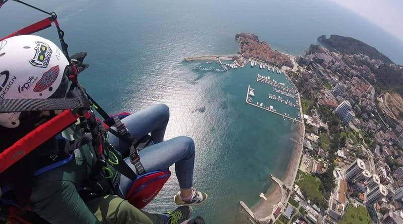 Paragliding Montenegro: Air Excursion Over Budva Old Town - Flying Over Budva Old Town and the Adriatic Coastline