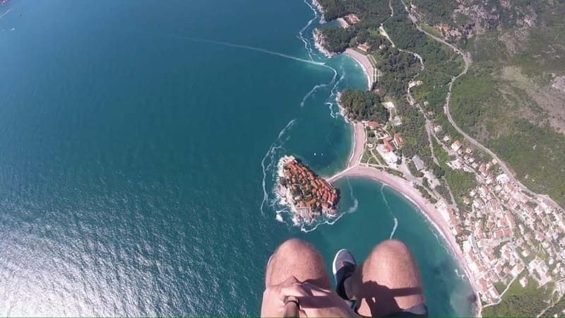 Paragliding Montenegro: Sveti Stefan Air Excursion - Scenic Aerial Views Along the Flight Path