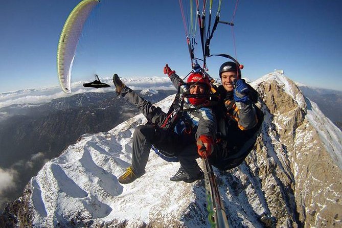 Paragliding on Tahtali mountain from Antalya - The Experience of Tandem Paragliding with Expert Pilots