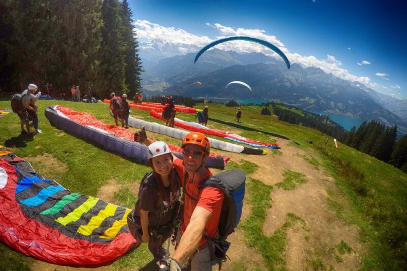 Paragliding Tandem Flight in Interlaken - Interlakens Takeoff from Höhenmatte and Scenic Transfer