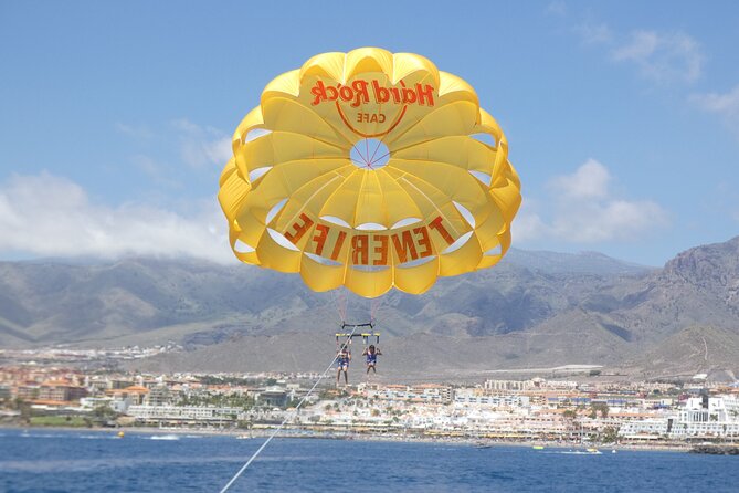 Parasailing flights on the coast of Adeje in Tenerife - Photos and Videos to Cherish Memories