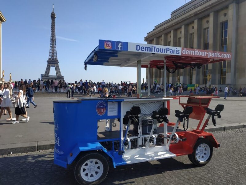 Paris: 1.5-Hour Eiffel Tower Beer Bike Tour - The Pedal-Powered Bar Experience