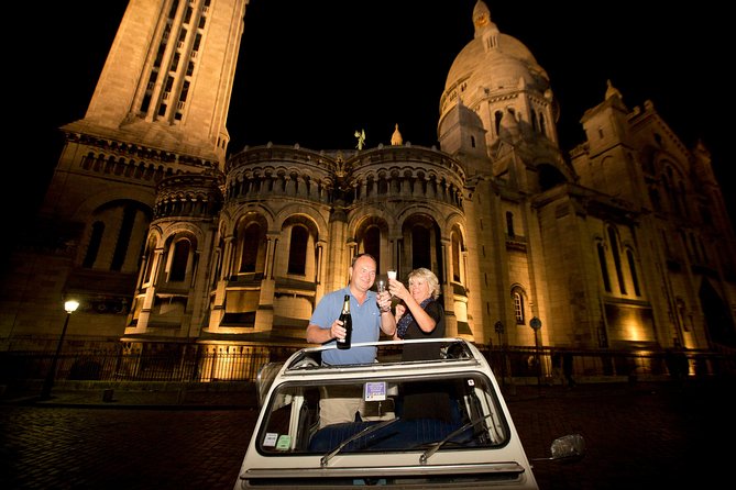 Paris and Montmartre 2CV Tour by Night with Champagne - Starting Point and Tour Logistics in Paris