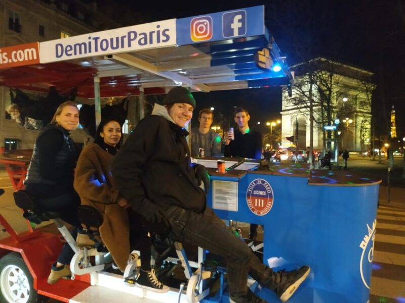 Paris: Beer Bike Bar With Drinks Included - Discover Paris in a Unique Way on the Beer Bike Bar Tour