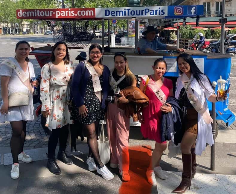 Paris: Beer Bike Bar With Drinks Included - Inside Foch Garden and the Arc de Triomphe Experience