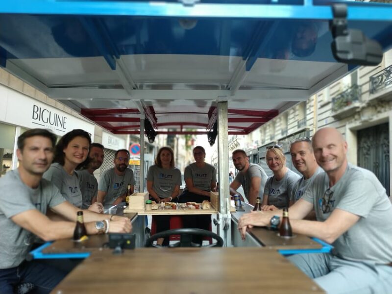Paris: Beer Bike Bar With Drinks Included - Pedaling Through Paris: The Challenge and Fun of Self-Propelled Cycling