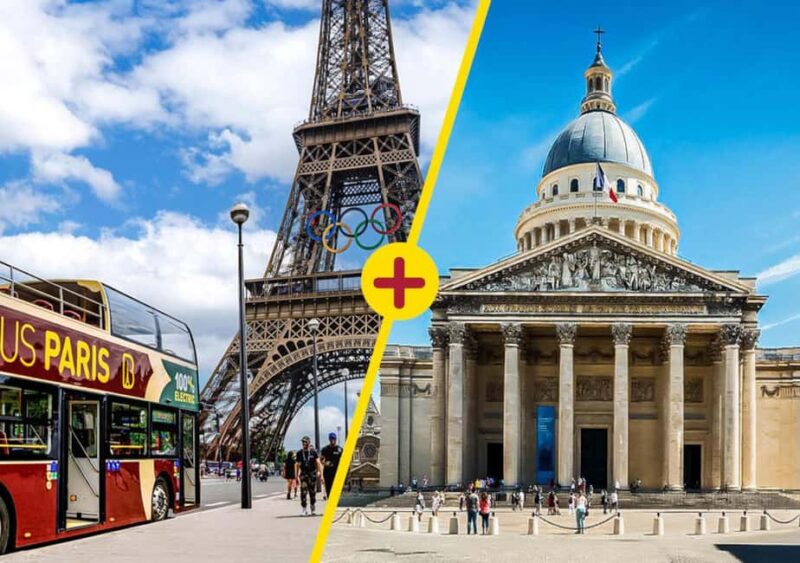 Paris: Big Bus Hop-on Hop-off Tour and Pantheon entrance - Key Points