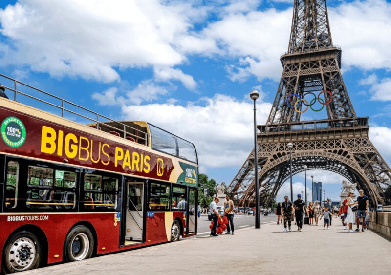 Paris: Big Bus Hop-On Hop-Off Tour with Optional Cruise - From the Louvre to the Eiffel Tower: Key Stops on the Route
