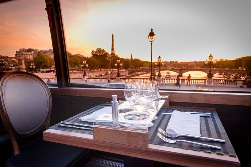 Paris: Bustronome Gourmet Dinner Tour - The View from the Glass Terrace and the Overall Atmosphere